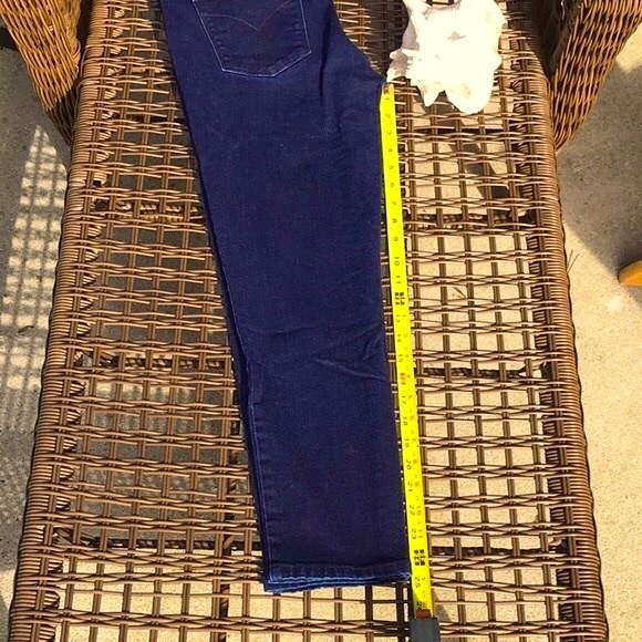 Calvin Klein Dark Blue 5 Pocket Classic Denim Skinny Jean Size 10 - Picture 9 of 9